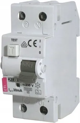 Immagine prodotto di ETI Polam | Interruttore Differenziale KZS-2M - 20A - 2 Poli - Alta Sicurezza - IP20