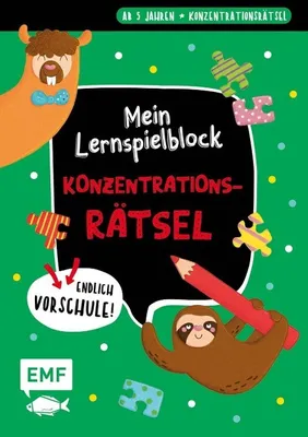 Produktbild von Endlich Vorschule! Mein Lernspielblock - Konzentrationsrätsel