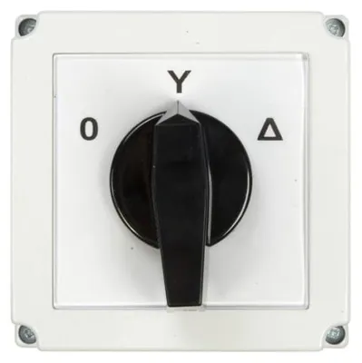 Immagine prodotto di Interruttore a camme stella-triangolo 3P 40A in custodia 4G40-12-PK 63-840591-041