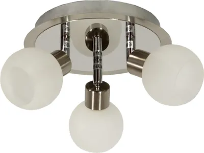 Zdjęcie produktu dla Lampa sufitowa Candellux ALABASTER 98-07025 srebrna