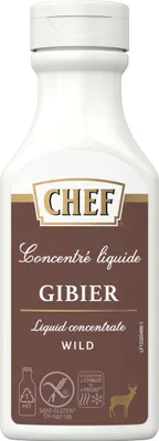 Produktbild von CHEF Wildfond Konzentrat perfekt für Suppen und Saucen 200ml
