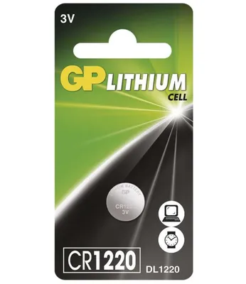 Produktbild von Batterie GP Lithium CR1220 / 01er Blister
