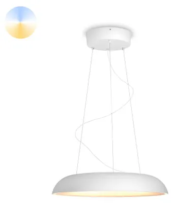 Productafbeelding van Philips Hue White ambiance hanglamp Amaze, slimme hanglamp, Bluetooth/Zigbee, wit, LED, metaal, kunststof, lampen niet vervangbaar