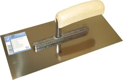 Produktbild von Glättekelle 280 x 130 x 0,6 mm Edelstahl