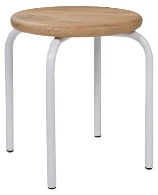 Produktbild von Kidsdepot Hocker - Circle - Weiß (2 Stück)