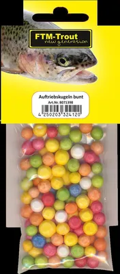 Produktbild von FTM Auftriebskugeln bunt - Styroporkugeln