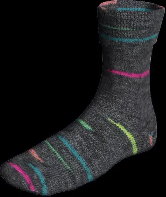 Produktbild von Lang Yarns - Super Soxx Color Mix Tape Soxx 4-fach 0456 schwarz bunt
