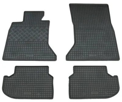 Gummifußmatten Set 4-teilig für 5er BMW F10 / F11 (9/2013-9/2016), schwarz
