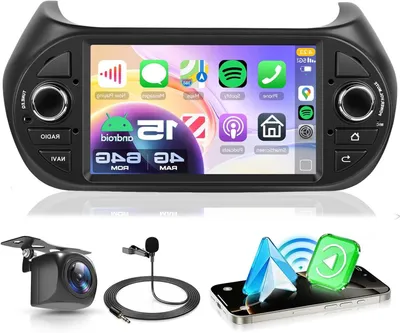 Produktbild von Autoradio – Autoradioanlage – Multimediaradio – Navigationssystem – Touchscreen-Radio – Android 15 Betriebssystem