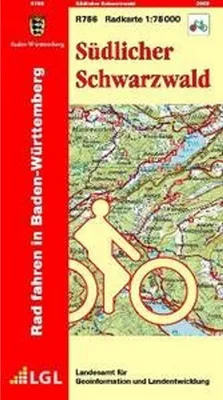 Immagine prodotto di Carta ciclabile della Foresta Nera meridionale 1 : 75 000