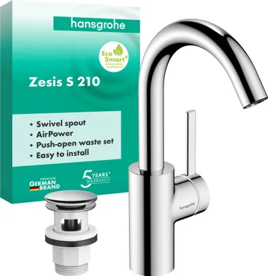 Produktbild von HANSGROHE 74742000 WTM 210 Zesis S Schwenkauslauf