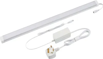 Produktbild von Sylvania LED Unterbauleuchte Convenio Linear weiß 60cm IP20 15W 900lm warmweiß 3000K mit UK Netzteil