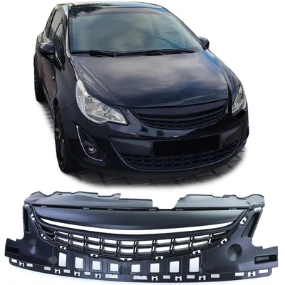 Produktbild von Kühlergrill Schwarz ohne Emblem für Opel Corsa D Facelift 2011-2014