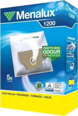 Obrázek produktu pro MENALUX Prachové sáčky pro Electrolux/Progress/Tornado/Volta (5ks) 1200