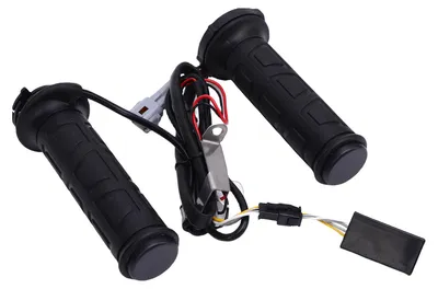 Obrázek produktu pro Elektrické vyhřívané rukojeti pro motocykly, průměr 7/8 palce, voděodolné, s protiskluzovou texturou