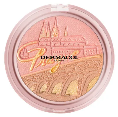Zdjęcie produktu dla Dermacol Puder brązujący i rozświetlający z różem, 10.5g