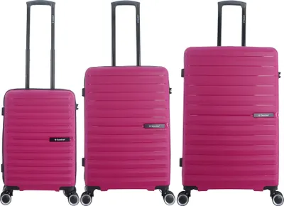 Produktbild von Saxoline Koffer-Set Fiesta aus robustem Polypropylen fuchsia One Size