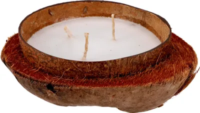 Produktbild von Große Exotische 3er Duftkerze Kokosnuss 18 cm in 7 Duftrichtungen, Duftrichtung: Kokos