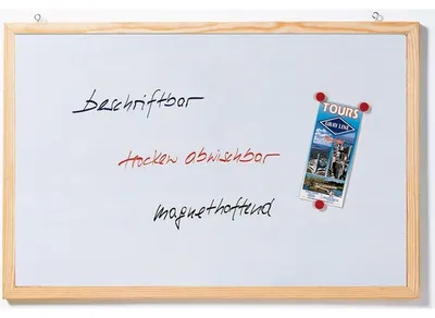 Produktbild von Franken Schreib- und Magnettafel, 60 x 100 cm, mit Kiefer-Holzrahmen