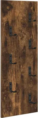 Obrázek produktu pro vidaXL Nástěnný noční stolek, kouřový dub, 30 x 1,5 x 80 cm