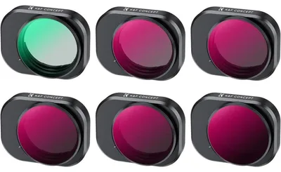 Productafbeelding van Filterset CPL ND: ND4, ND8, ND16, ND32, ND64. Geschikt voor de Mini 4 Pro. Inclusief CPL- en ND-filters