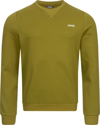 Productafbeelding van Jeep Heren Sweatshirt Met Ronde Hals Groen