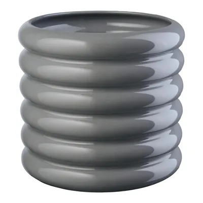 Zdjęcie produktu dla ASA Übertopf, cool grey LOOPY D. 21,5 cm, H. 23 cm