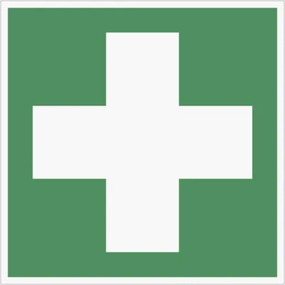 Produktbild von Dreifke® Schild Erste Hilfe, ISO 7010, Kunststoff, 200x200 mm
