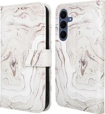 Obrázek produktu pro imoshion Designové skládací pouzdro Samsung Galaxy S25 FE – Sandy Marble