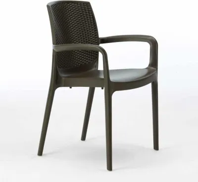 Produktbild von Stühle Küchenstuhl Esstischstuhl Esszimmerstuhl Boheme Arm Grand Soleil - Braun