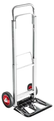 Produktbild von Humberg HM-518, zusammenklappbarer Transportrollstuhl, 90 kg Tragfähigkeit, silberfarben