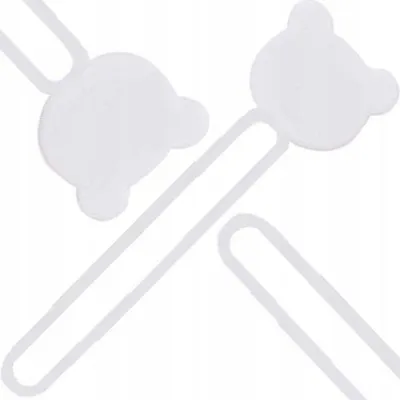 Immagine prodotto di Avvolgicavo in silicone - Bianco