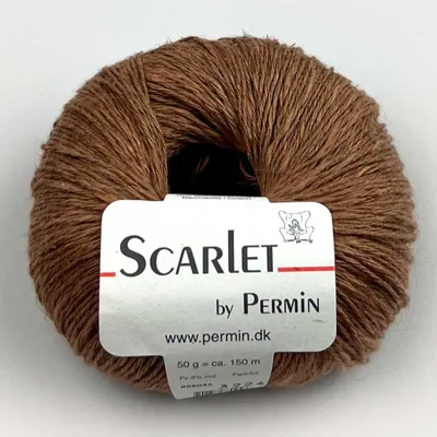 Zdjęcie produktu dla Scarlet by Permin – ekologiczna przędza letnia (len, bawełna i ECOVERO™) (45 cm)