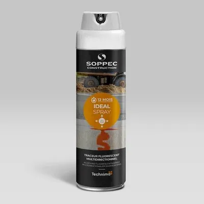 Produktbild von Ideal Spray Rundummarkierspray (fluoreszierend) Neon Weiss, 500ml