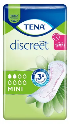 Zdjęcie produktu dla Tena Discreet wkładki dla nietrzymających moczu mini 30 szt