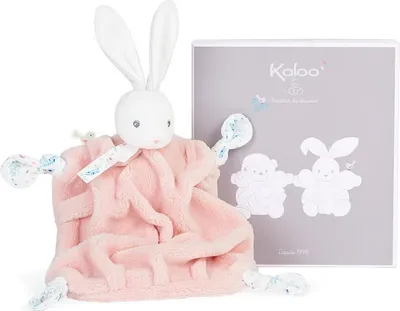 Produktbild von Kaloo Schmusetuch Hase rosa - Baby Doudou Geschenk