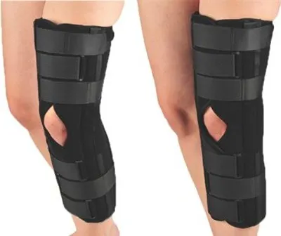 Produktbild von Knieschiene Wewa Med schwarz>>>>55 cm / 0°