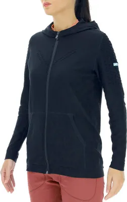 Produktbild von UYN Run Fit Laufshirt Full-Zip Damen blackboard XL
