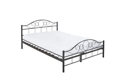 Obrázek produktu pro Mimi postelový rám s roštem jako dárek, ve více rozměrech a barvách - černý 140x200 cm