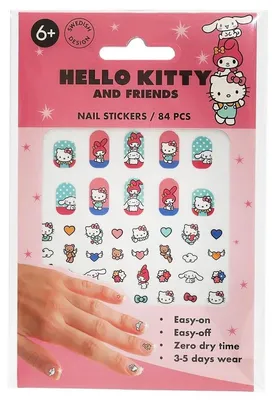 Zdjęcie produktu dla Naklejki na paznokcie Hello Kitty