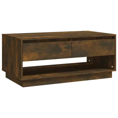 Immagine prodotto di Tavolino da salotto vidaXL in rovere affumicato 102,5x55x44 cm in materiale derivato dal legno