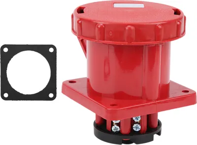 Produktbild von 380415V 63A Industriestecker 3P+N+E 5-poliger gerader Stecker IP67 wasserdicht für die Landwirtschaft