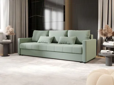 Obrázek produktu pro BEDANTE SOFA MOS s funkcí spaní COSMIC 16 Světle zelená pohovka s úložným prostorem lůžko box obývací pokoj rozkládací pohovka rozkládací lůžko box postel pohovka