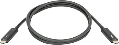 Produktbild von Lenovo 4X90U90617, Männlich, Männlich, 0,7 m, Schwarz, 40 Gbit/s, CE