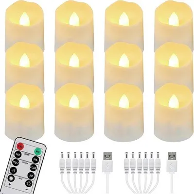 Produktbild von Dimmbare LED-Kerzen warmweiß mit Timer