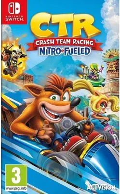 Obrázek produktu pro Activision Crash Team Racing Nitro-Fueled, Switch, Nintendo Switch, Režim multiplayer, E10+ (starší 10 let)