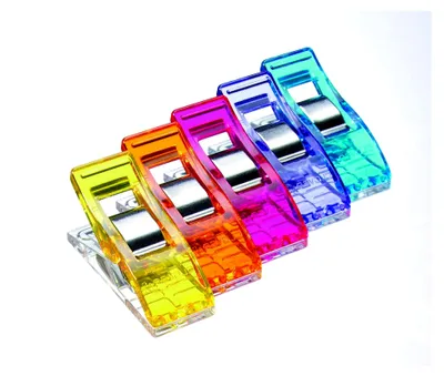 Produktbild von Stoffklammern, 10-er Pack, farbig sortiert, #56