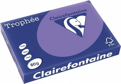Imagen del producto de Clairefontaine 1263C Clairefontaine Multifunktionspapier, DIN A3, royalblau
