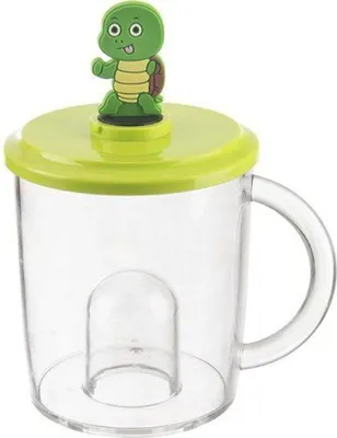 Produktbild von Kinderbecher mit Schildkrötenfigur 240 ml