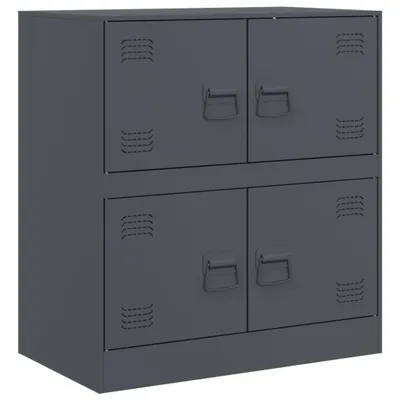 Obrázek produktu pro Příborník antracitový 67 x 39 x 73 cm ocel